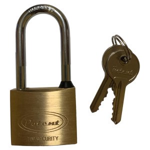 LUCCHETTO AD ARCO LUNGO 30MM ACCIAIO CROMATO METALPLUS COD. PT2770B