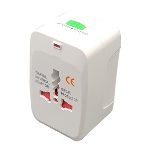 ADATTATORE DA VIAGGIO UNIVERSALE CON 2 PRESE USB MKC COD. 492519363