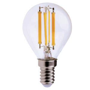 LAMPADA LED MINISFERA 6W E14 3000K LUCE BIANCA CALDA COD. 499048550