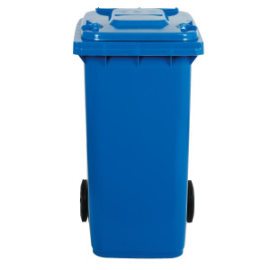 BIDONE CARRELLATO 120LT BLU PER RACCOLTA DIFFERENZIATA COD. 1/120/5-BLB