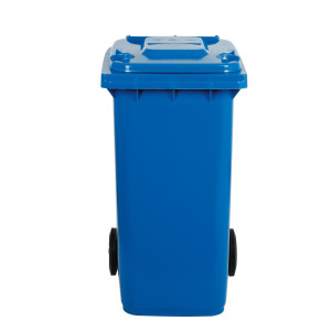 BIDONE CARRELLATO 240LT BLU PER RACCOLTA DIFFERENZIATA COD. 1/240/5-BLB