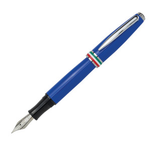 PENNA STILOGRAFICA ALDO DOMANI PUNTA M FUSTO AZZURRO ITALIA MONTEVERDE COD. J059733