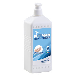 SAPONE LIQUIDO PULIMAN IN FLACONE DA 1000ML CON POMPETTA COD. 00260