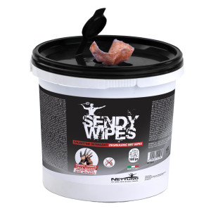SECCHIELLO DA 100 SALVIETTE UMIDIFICATE 26X27CM SANDY WIPES COD. 00813