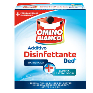 ADDITIVO DISINFETTANTE DEO+ 450GR PER TESSUTI OMINO BIANCO COD. M92341