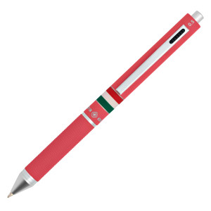 PENNA SFERA SCATTO MULTIFUNZIONE QUADRA FUSTO ROSA GOMMATO ITALIA OSAMA COD. OD 1024ITG/1 RA