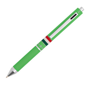 PENNA SFERA SCATTO MULTIFUNZIONE QUADRA FUSTO VERDE CHIARO GOMMATO ITALIA OSAMA COD. OD 1024ITG/1 VC