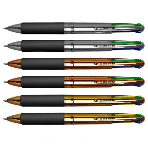 ASTUCCIO 6 PENNE SFERA 4 COLORI MULTI 1,0MM CHROME OSAMA COD. OW 84006956