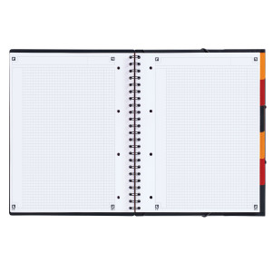 MAXI SPIRALATO 240X297MM 5MM C/MARGINE 80FG 80GR ORGANIZERBOOK OXFORD COD. 100102777