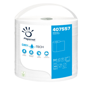 BOBINA ASCIUGATUTTO DRYTECH 2 VELI 400 STRAPPI LISCIO COD. 407557 CONFEZIONE DA 3