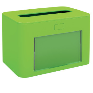 DISPENSER PERSONALIZZABILE VERDE LIME PER TOVAGLIOLI INTERFOGLIATI PAPERNET COD. 417198