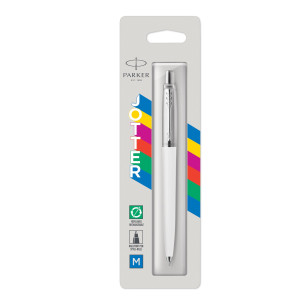 PENNA A SFERA JOTTER ORIGINAL PUNTA M FUSTO BIANCO PARKER COD. 2096874