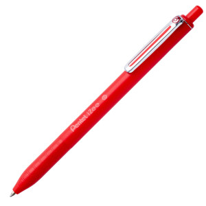 PENNA SFERA A SCATTO I ZEE ROSSO 0.7MM PENTEL COD. BX467-B CONFEZIONE DA 12