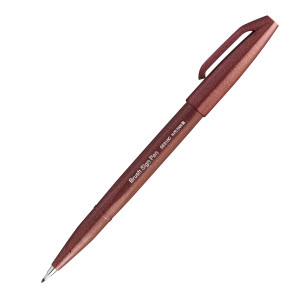 SIGN PEN BRUSH MARRONE PENTEL COD. SES15C-E