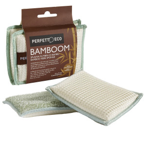 CONFEZIONE 2 SPUGNE BAMBOOM PERFETTO COD. 13951