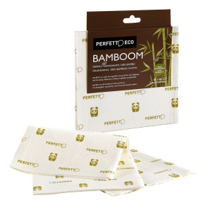 CONFEZIONE DA 2 PANNI MULTIUSO BAMBOOM 38X38CM PERFETTO COD. 13953