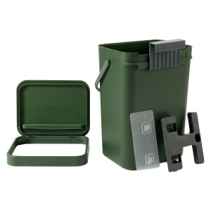 PATTUMIERA GINO PER RIFIUTI ORGANICI VERDE BOSCO 12 LT PERFETTO COD. 29125