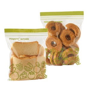 CONF.10 BUSTE PER ALIMENTI LARGE 25,5X33CM FRESCOFOOD PERFETTO COD. 29163