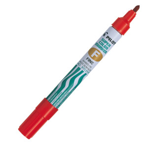 MARCATORE SUPER COLOR PERMANENT PUNTA FINE ROSSO PILOT COD. 002413