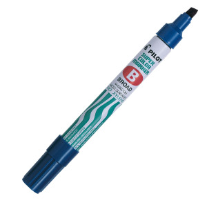 MARCATORE SUPER COLOR PERMANENT PUNTA SCALPELLO BLU PILOT COD. 002420