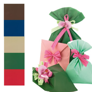 100 BUSTE REGALO IN PPL MAT A EVERYDAY CLASSIC 35X50CM 5 COLORI CLASSICI COD. UD805PRR 35X50