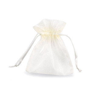 20 SACCHETTI ORGANZA MILLY 8,5X10CM AVORIO COD. UL550DLL02VAV