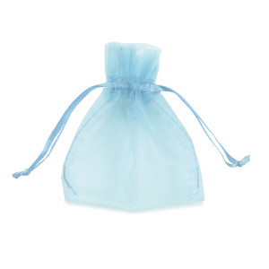 20 SACCHETTI ORGANZA MILLY 8,5X10CM CELESTE COD. UL550DLL02VCE