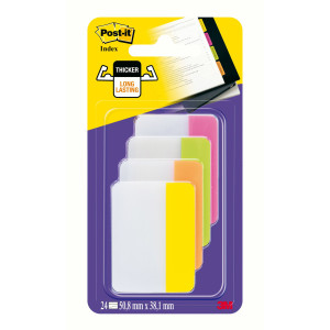 BLISTER 24 POST-IT  INDEX STRONG 686-PLOY 50,8X38MM X ARCHIVIO COD. 23773