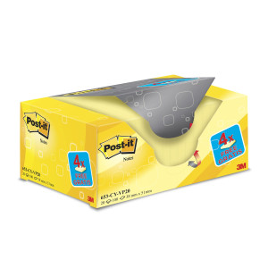 VALUE PACK 16+4 BLOCCO 100FG POST-IT GIALLO CANARY 38X51MM 72GR 653CY-VP20 COD. 7100172332