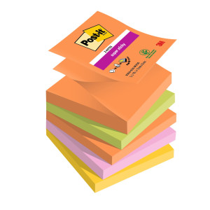 CF. 5PZ BLOCCO 90FOGLIETTI POST-IT SUPER STICKY Z-NOTES 76X76MM R330-5SS-BOOS COD. 7100258789