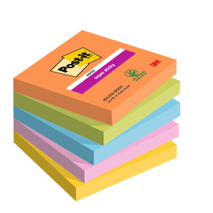 CF.5PZ BLOCCO 90FG. POST-IT  SUPER STICKY 76X76MM 654-5SS-BOOS BOOST COD. 7100258933