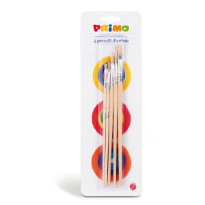 BLISTER 5 PENNELLI PIATTI ASSORTITI PRIMO COD. 1241BPQ