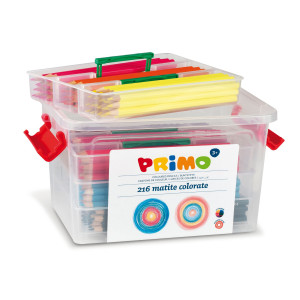 SCHOOLBOX 216 PASTELLI COLORATI 100 FSC IN 12 COLORI PRIMO COD. 507MAT216