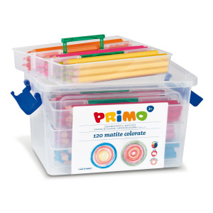 SCHOOLBOX 120 PASTELLI COLORATI MAXI JUMBO 100 FSC IN 12 COLORI PRIMO COD. 511MAXI120