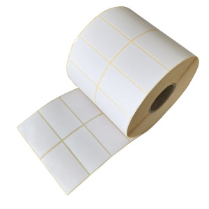 5.000 ETICHETTE TRASF. TERMICO DIRETTO F.TO 40X21MM - 2 PISTE - PRINTEX COD. ETE4021