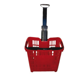 CESTO TROLLEY ANTIURTO 30LT ROSSO PRINTEX COD. cpt/120002r