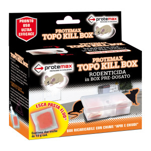 BOX TOPO KILL ESCA RODENTICIDA PROTEMAX COD. PROTE030