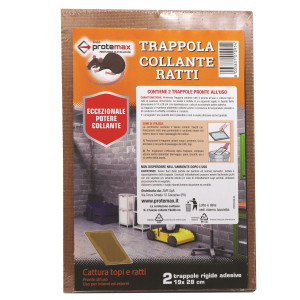 BLISTER 2 TAVOLE COLLANTI PER RATTI PROTEMAX COD. PROTE058