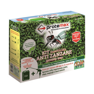 KIT INSETTICIDA ANTIZANZARE PRONTO ALL'USO PROTEMAX COD. PROTE193
