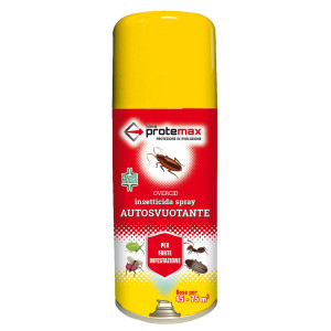 INSETTICIDA SPRAY OVERCID BOMBOLETTA AUTOSVUOTANTE 150ML PROTEMAX COD. PROTE301