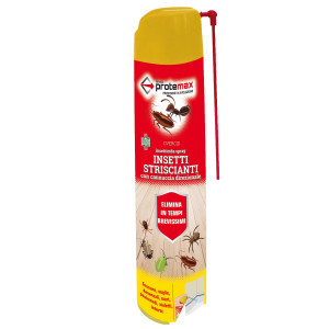 INSETTICIDA SPRAY CON CANNUCCIA PER INSETTI STRISCIANTI 500ML PROTEMAX COD. PROTE303