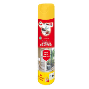 INSETTICIDA SPRAY MOSCHE E ZANZARE 500ML PROTEMAX COD. PROTE350