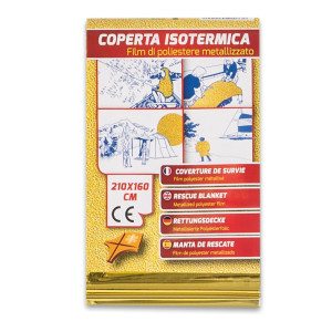 COPERTA ISOTERMICA ORO/ARGENTO COD. COP216