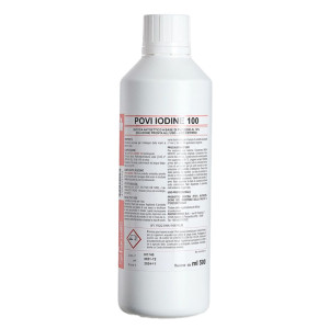 DISINFETTANTE A BASE DI POVI IODINE 100 500ML COD. JOD006