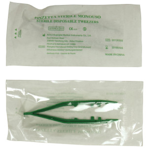 PINZETTA STERILE MONOUSO COD. PIN110