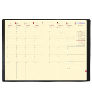 AGENDA SETTIMANALE MINISTRO PRESTIGE 16X24CM SOHO NERO 2022 QUO VADIS COD. 286503Q