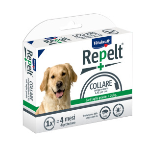 COLLARE ANTIPARASSITARIO PER CANI CON PESO SUPERIORE AI 25KG - REPELT COD. 042