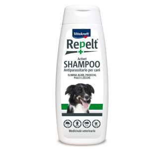 SHAMPOO ANTIPARASSITARIO PER CANI F.TO 250ML - REPELT COD. 35019