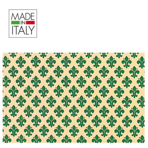 ROTOLO CARTARIVESTO 49X300CM GIGLIO VERDE ADESIVO REXTACO COD. T33Y3-416