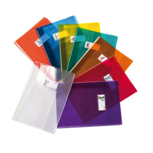 COPRIMAXI CRISTALLO 14 PVC ROSSO A4 C/ALETTE E PORTANOME RI.PLAST COD. 30714112.30 CONFEZIONE DA 30